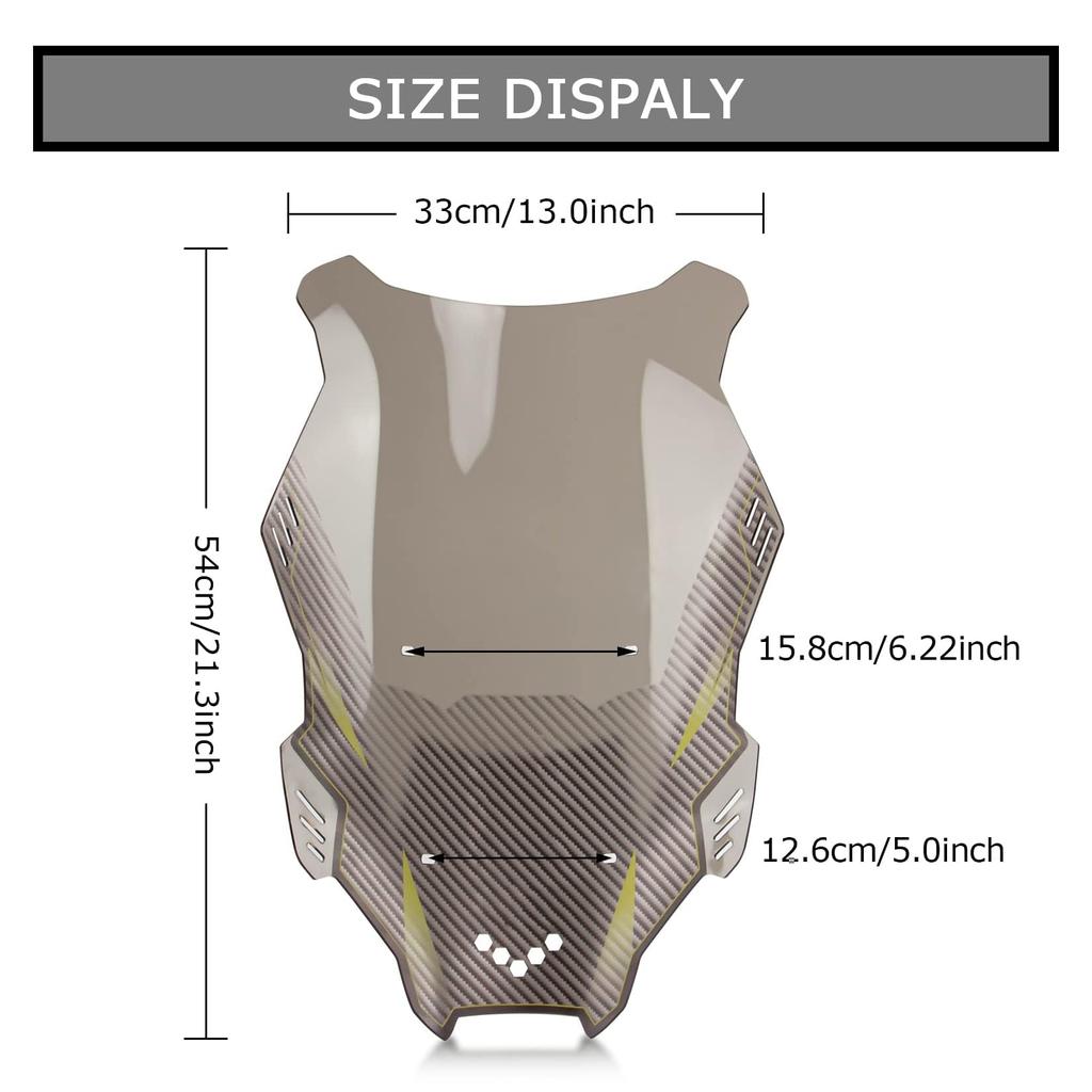 Motorcycle Windscreen Front Fairing Windshield Panel for Honda ADV160 and PSLER® (2022-2023) ADV150/ADV125 (2019-2022) (Brown)