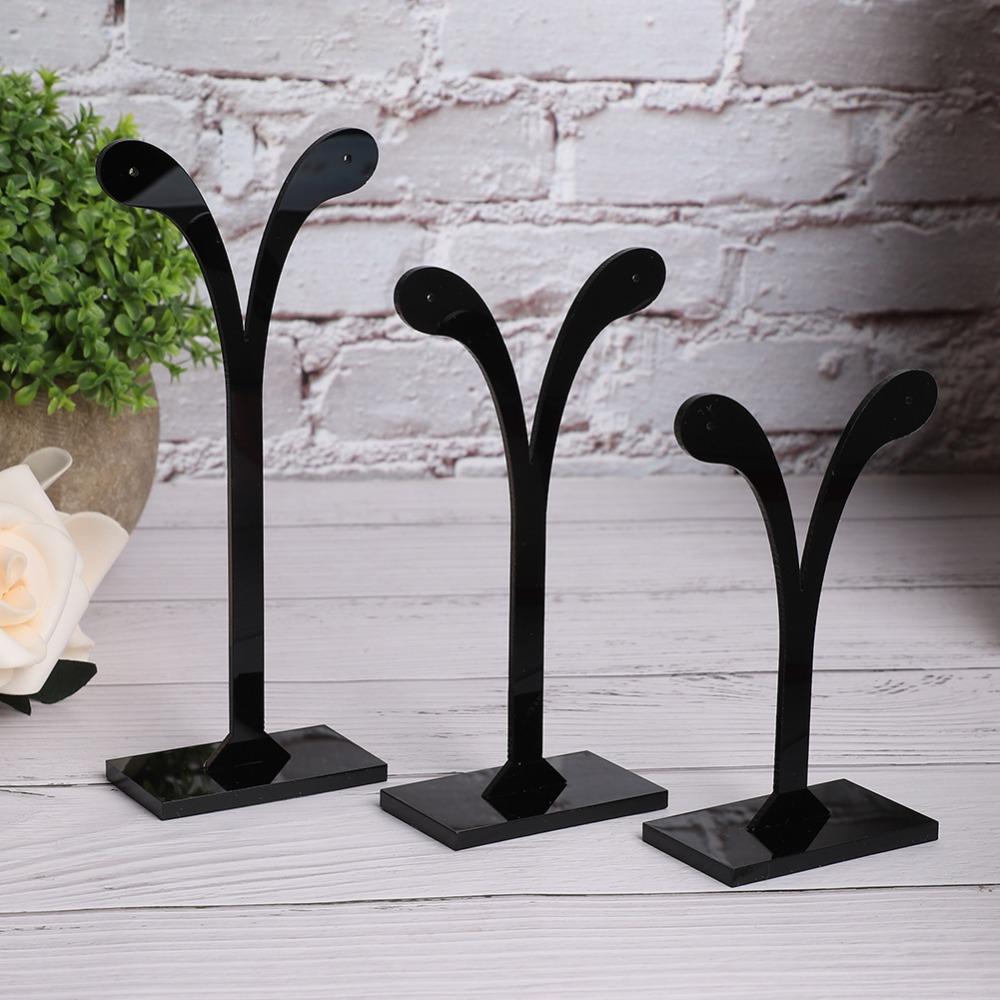 3pcs Acrylic Material Acrylic Earring Display Stand Ear Stud Display Stand  Home Display