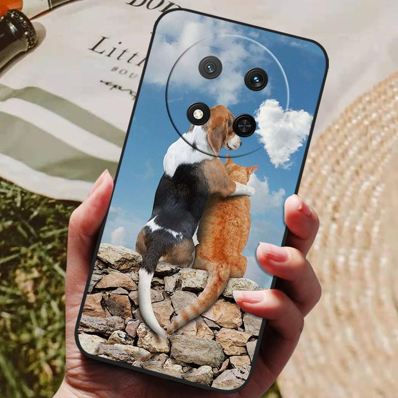 For Honor Magic7 Lite 5G Case Soft TPU Silicone Back Cover for Honor Magic 7 Lite Phone Cases Magic7Lite 7Lite Cute Cartoon