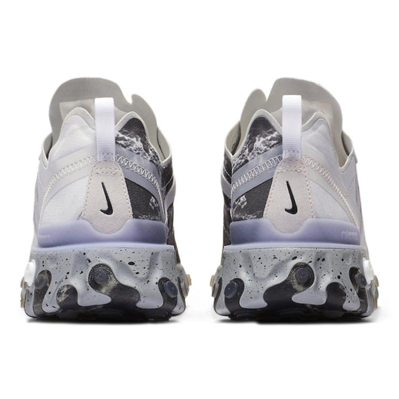 Nike Kendrick Lamar X React Element 55 'Pure Platinum' Sneakers CJ3312-001