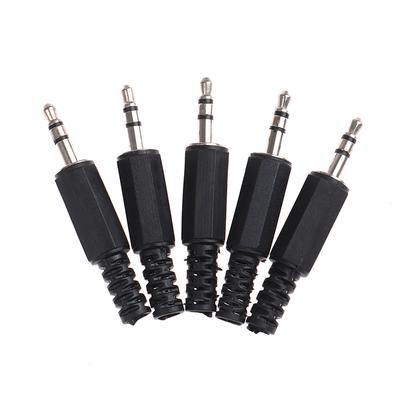3,5mm 3-poliger Audio-Klinkenstecker Kopfhörer Stecker Mono Stereo DIY Löten