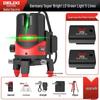 DELIXI High Precision Green & Blue Light Laser Level (2 & 5 Line) for Outdoor Use