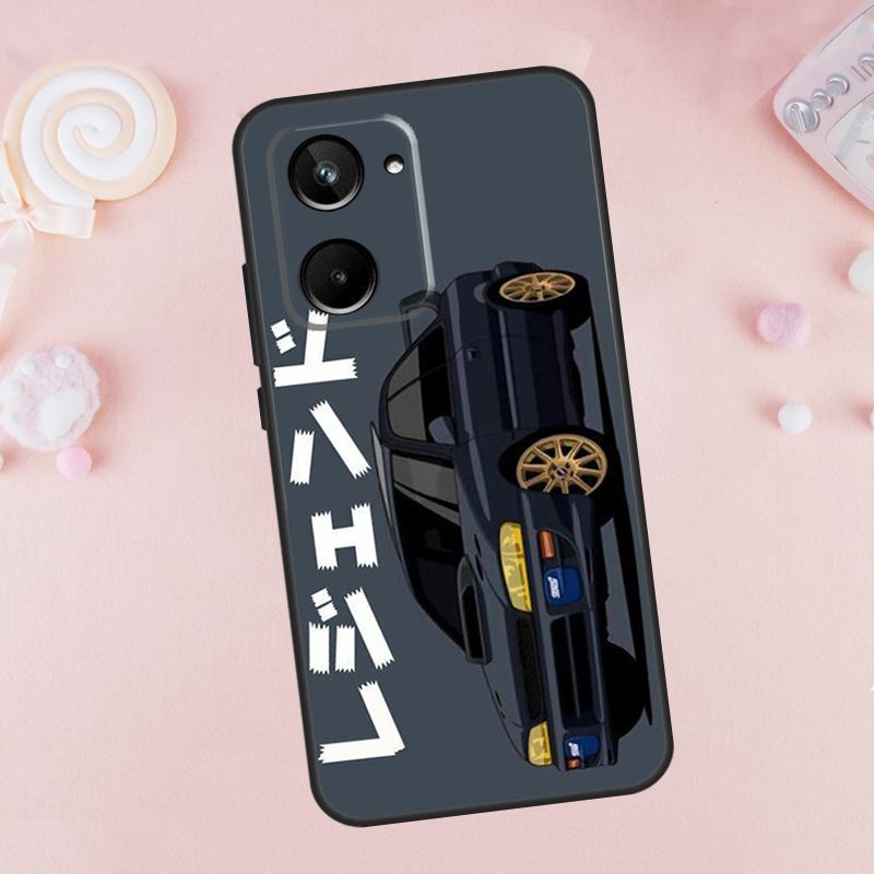 Tokyo JDM Drift Sport Car For Realme C67 C55 C53 C51 C35 C33 C31 C30 C25s C21Y GT Neo5 GT5 9 10 11 12 Pro Plus Case
