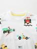 European and American Style Boys' Car Print Hoodie - Long Sleeve Cotton Pullover Sportswear