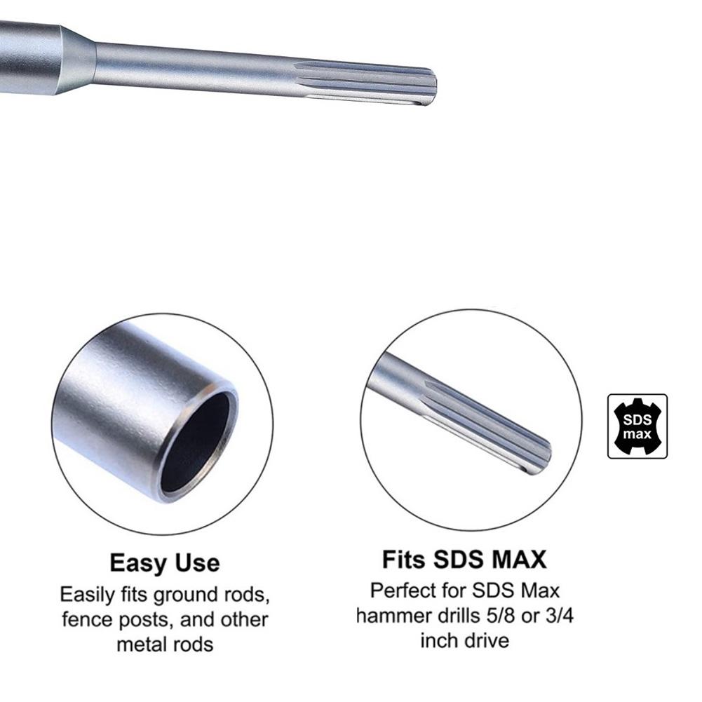 Varilla de tierra duradera para martillos herramientas eléctricas