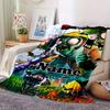 Plants Vs Zombies Customizable Name Blanket Comfortable All Seasons Suitable For Sofas Beds Travel Camping Office Decoration Perfect Gift For Holidays