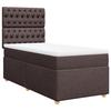 Maison Exclusive - Sommier à lattes de lit avec matelas Marron foncé 90x200 cm
