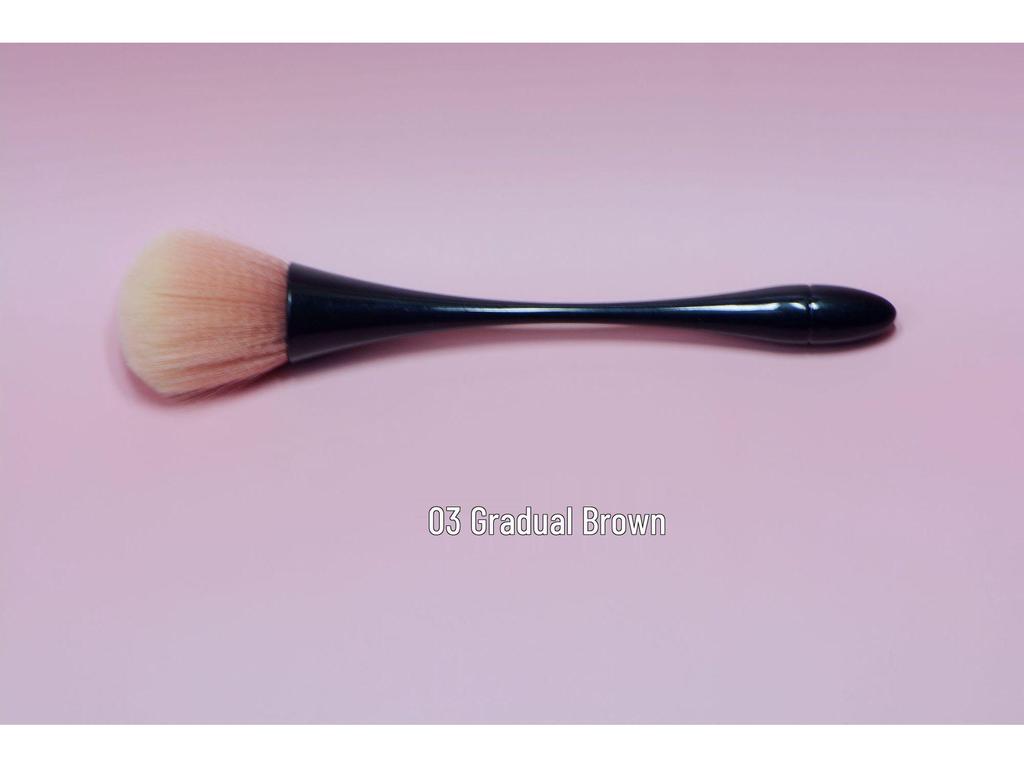 Nail Art Dust Removal Brush - Colorful Small Waist Design for Cleaning and Loose Powder Application