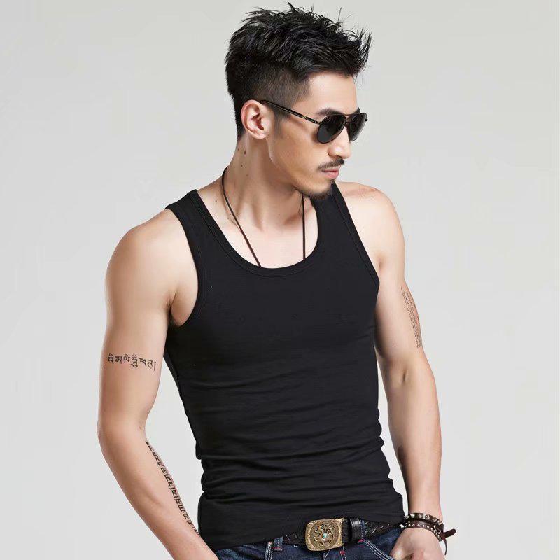 Men's White Short-Sleeve High-Neck T-Shirt - 2022 Spring/Summer Collection, Elegant and Versatile Style