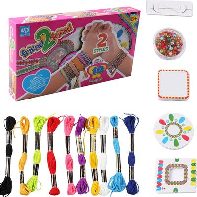 Children's Gifts DIY Beads Braided Bracelet String Beads Jewellery Making Friendship 6-10 Years Old Child Birthday Gift Girl Toy Kit Children's Craft