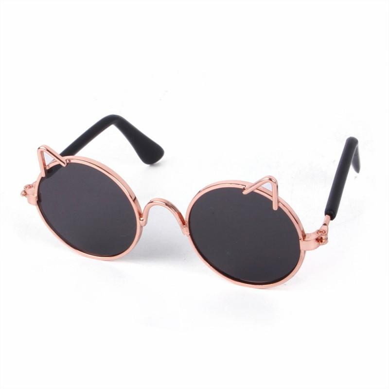 Pet Sunglasses Cats Dogs - Cute Cartoon Style Goggles Plastic Accessories In Multiple Colors Frames