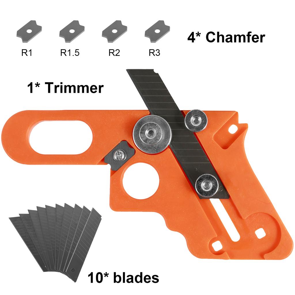 Manual Edge Banding Trimmer Veneer Edge Trimmer Woodworking Chamfering Planer Wood Chamfering Rounding Scraper Deburring