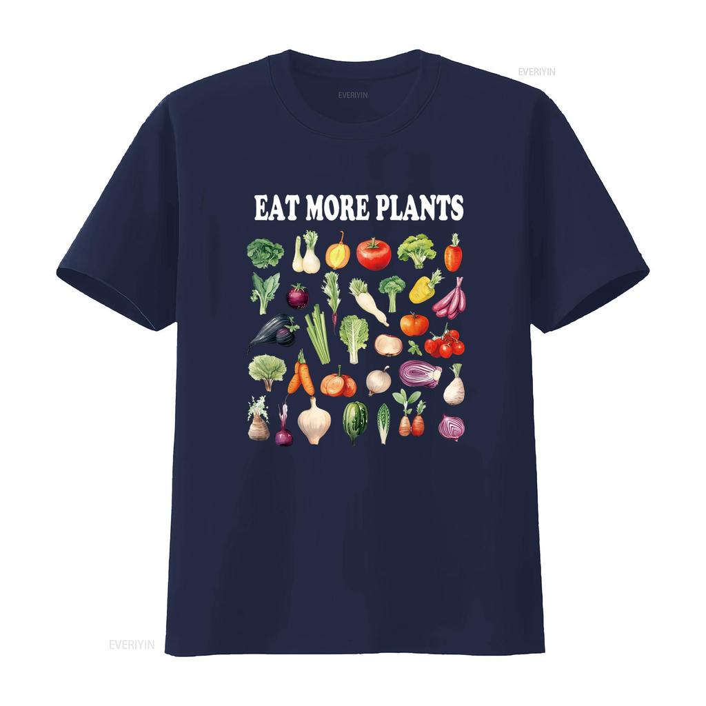 Eat More Plants Vegetables Botanical Gardening Retro T Shirt vintage Washed Comfortable designer clothes graphic Soft