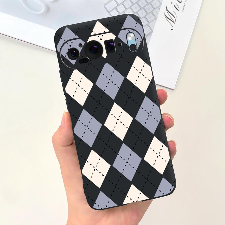 Cartoon Black Cat Cool Style Phone Case For Google Pixel 9 9Pro 7 6 6a 6Pro Coque Fundas Ultra Soft Silicone TPU Bumper Cover