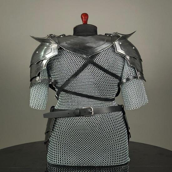 Ritterrüstungsanzug Mittelalter Deutsch Voller Rüstung Gothic Century Larp Cosplay Dekor Rüstungsanzug Bestes Geschenk