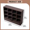 1/12 Display Cabinet Miniature Furniture Model Scenes Realistic Mini Organizer, Showcase with 12