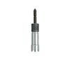 TAJIMA BS12PG-6K 12mm Interchangeable Bit Socket for Impact Drivers, Hexagonal, Peacon Serrated Blade