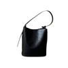 Vegetable Tanned Cowhide Bucket Bag Women's New Leather Women's Bag Fashionable Retro Messenger Bag Commuter Shoulder Bag Bag