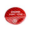 Real Soft Carbon Fiber Car Engine Start Stop Switch Cover For Mercedes Benz C Class W206 S Class W223   2024 Accessories