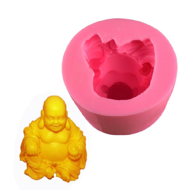 Maitreya Statue Candle Mold Multifunction Crystal Epoxy Resin Silicone Mold