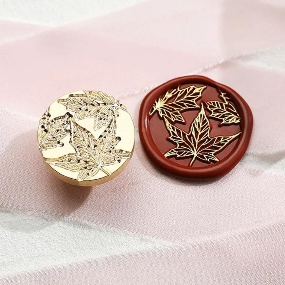 Brass Wax Seal Stamp Round Sealing Wax Stamp Head Retro Scrapbooking Sealing Wax Envelope