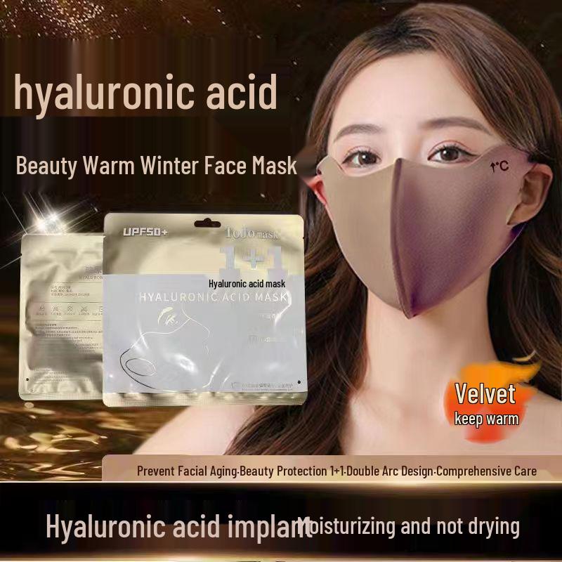 3D Stereo Breathable Ice Silk Face Shield: Washable, Hyaluronic Acid-Infused, UV Sun Protection
