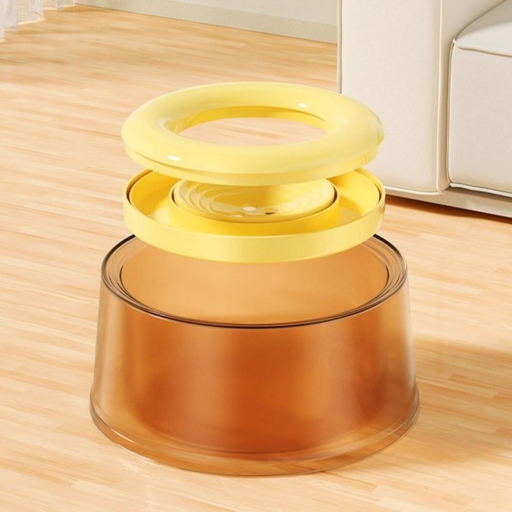 Non-Slip Base Pet Floating Water Bowl Large Capacity Cat Bowl Dog Drinking Bowl  Indoor Outdoor