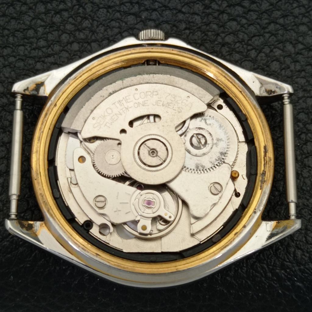 Gebrauchte Vintage Seiko 5 Automatik 7S26A Japan Herrenuhr mit blauem Zifferblatt a433235-2