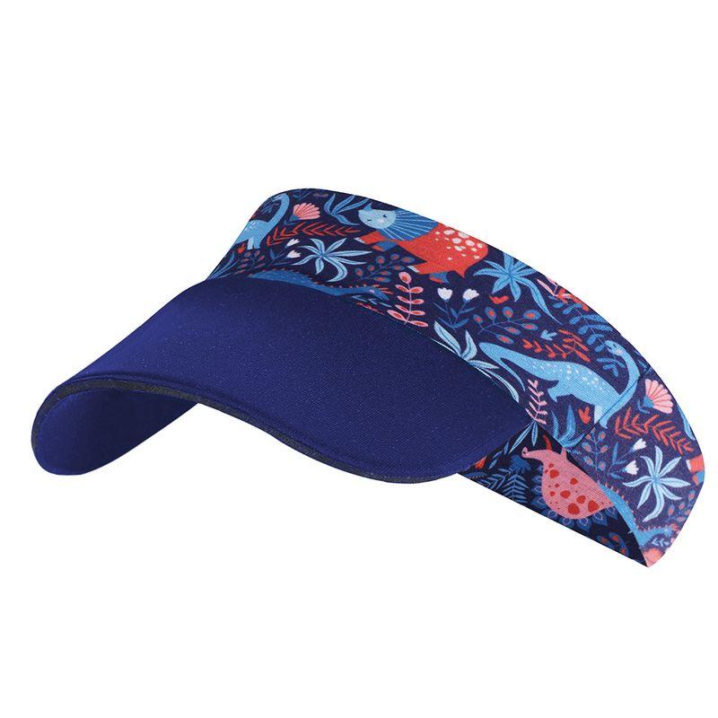 

Children s Sun Hat Summer Sun Hat Air Top Boy s Sun Hat Girl Outdoor Breathable Foldable Visor B03 Forest Dinosaurs One size