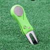 Steel Pop-up Button Golf Divot Repair Tool Groove Cleaner Golf Pitchfork Switchblade Pitch