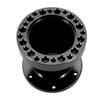 3inch Universal Car Steering Wheel Hub Aluminum Spacer Steering Wheel Hub Adapter Kit (Black)