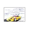 Pittura su Tela Poster a Tema Auto Pittura Decorativa Soggiorno Camera da Letto Stanza E-sport Murale da Corsa Supercar GTR