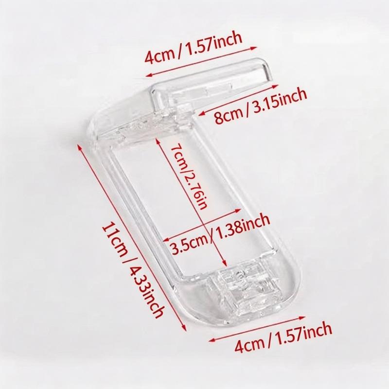 Dustproof Switches Cover With Child Safety Shell Lock Snap On Fit For Wall Outlets Durable Plastic