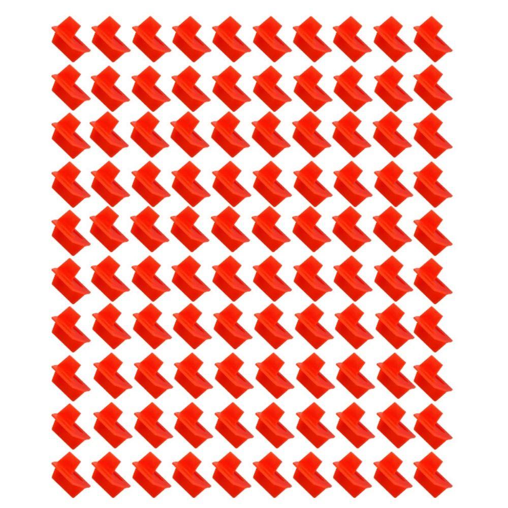 100pcs Floor Leveling Floor Gap Clips Leveling System Tile Leveling Clips Tile Spacers Clips