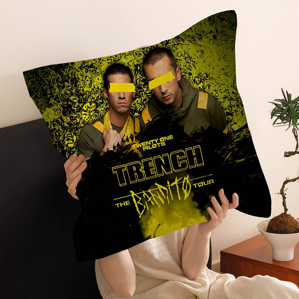 T-Twenty One Pilots Pillow Cover Design Cushion Cover Decor Holiday Decorati