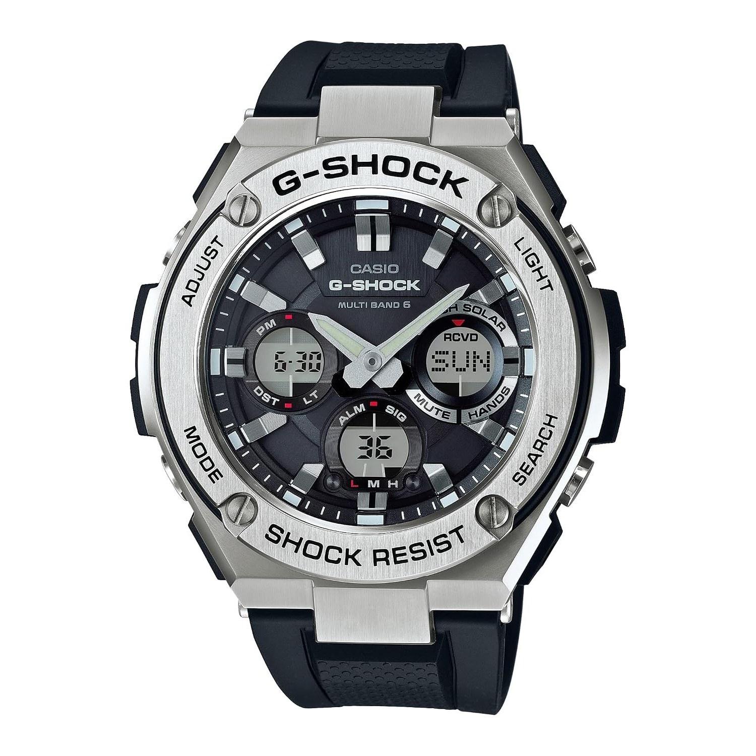 Casio wristwatch G-Shock G-STEEL radio solar