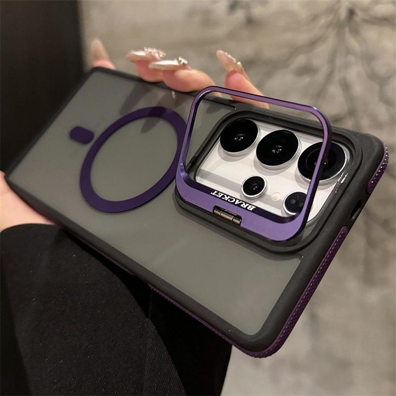 Dual-Tone Lens Bracket for Samsung S25 Ultra Magnetic Case - Compatible with S25/S24+, S24FE, S23U.