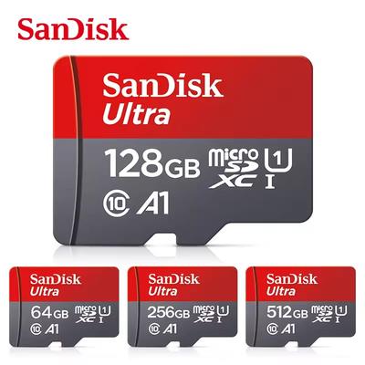 SanDisk Ultra Microsd 128GB 32GB 64GB 256GB 512GB A1 Micro SD Card SD TF Flash Card Memory Card Class 10 for Phone