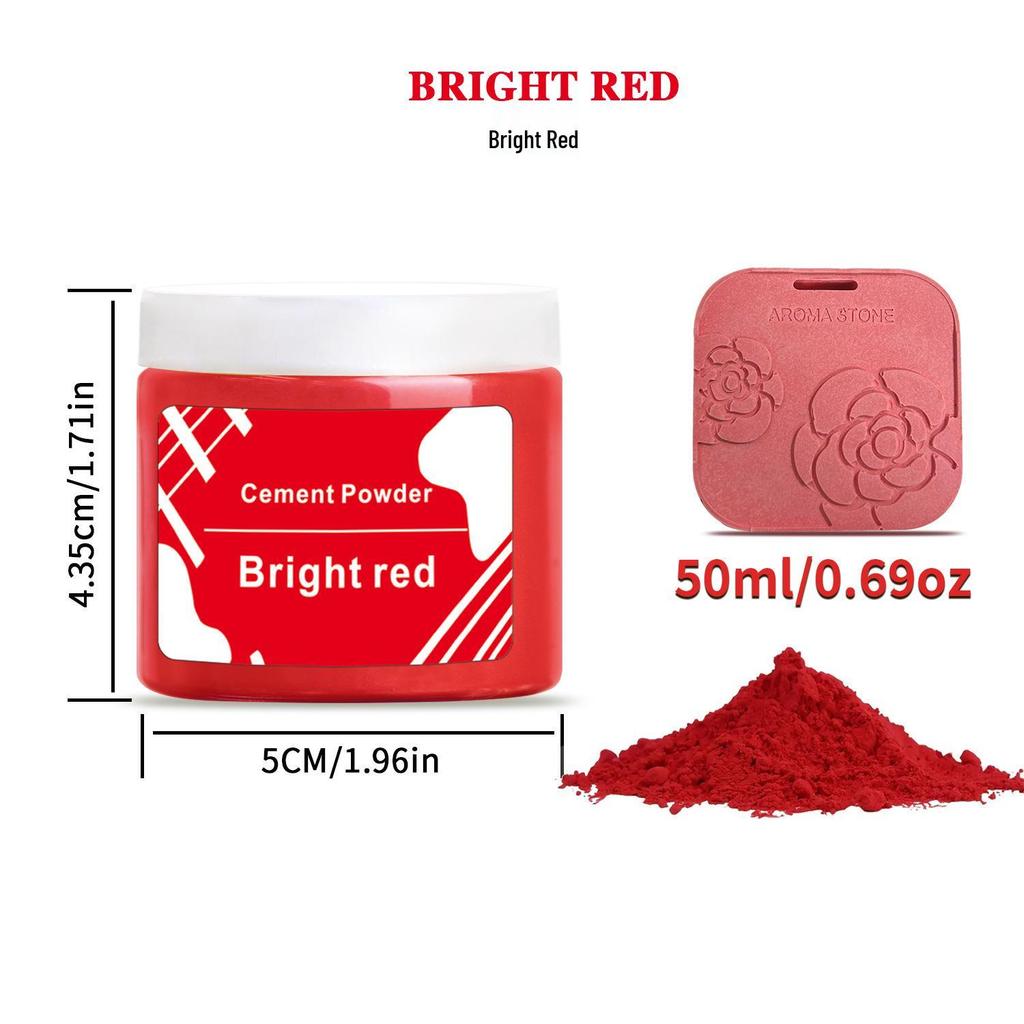 50ml Iron Oxide Pigment for DIY Cement and Gypsum Flower Pots