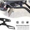 Motorcycle License Plate Bracket Adjustable,2-in-1 Motorcycle License Plate Holder for Licenses Plates/Tail Light,Universal Motorcycles Plates Mount