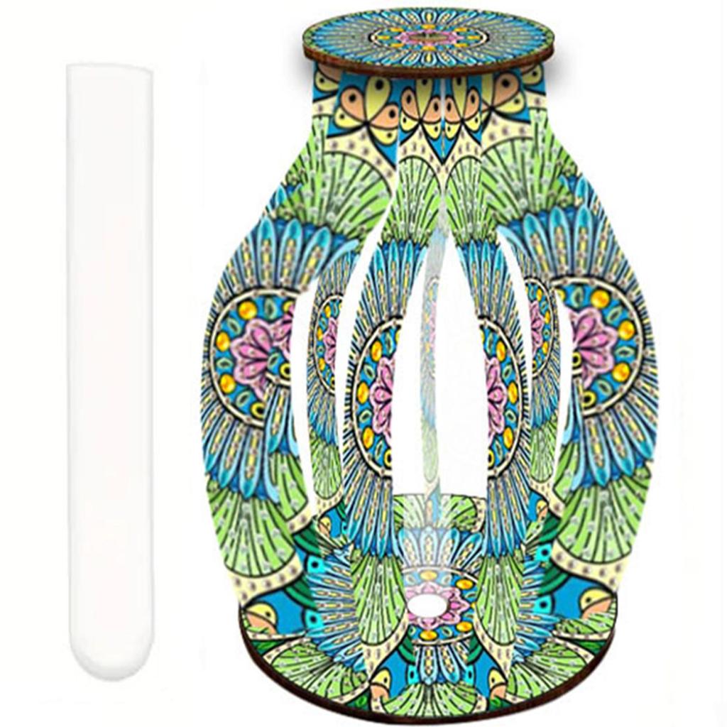 Diamond Painting Flower Vase 5D DIY Diamond Painting Desk Ornament Flower Vase for Home Office Decor