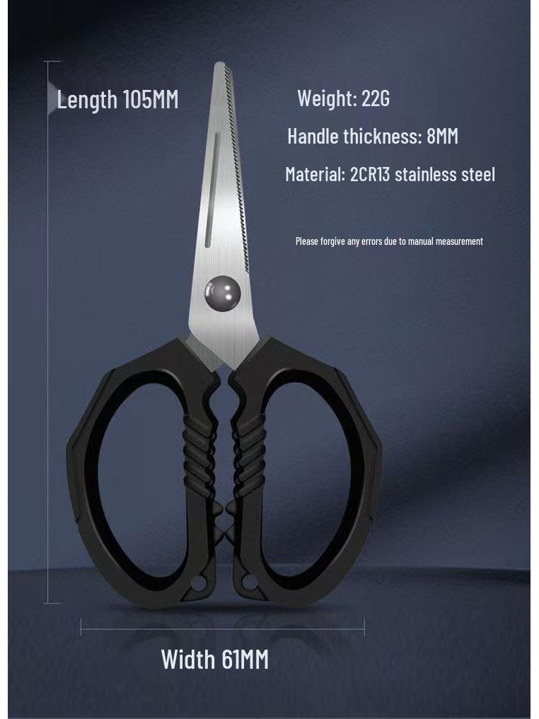 High-Precision Outdoor Fishing Scissors: Durable Stainless Steel for Cutting Fishing Lines and Lead Sheets