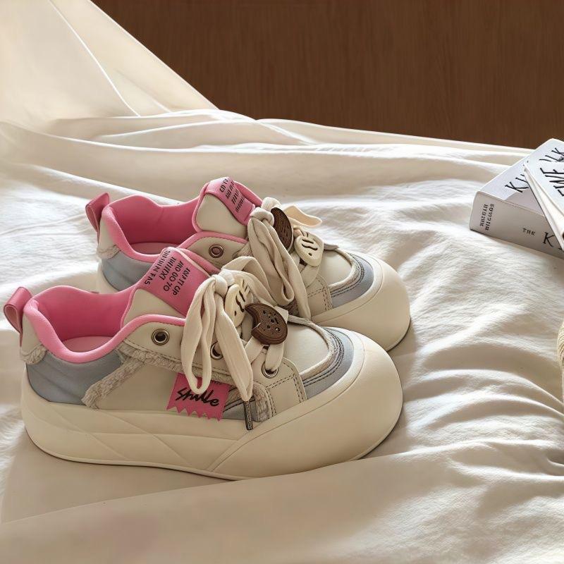 

Zhao Ruth, the same niche does not collide with the 2025 spring new platform bread shoes, campus style versatile casual board shoes 40