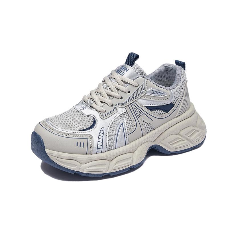 Ins Koreanische Version der neuen Dad-Schuhe für Damen Frühling Studenten Sport Laufen Casual dicke Sohlen zur Höhenvergrößerung Street Auktion KT266