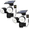 HAARAY Solar Outdoor Motion Dual Security Light Light Sensitivity and Run High Brightness 2500 Motion Automatic Night 3 Intelligent Solar Energy
