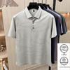 Men's Ice Silk Lapel Polo T-Shirt