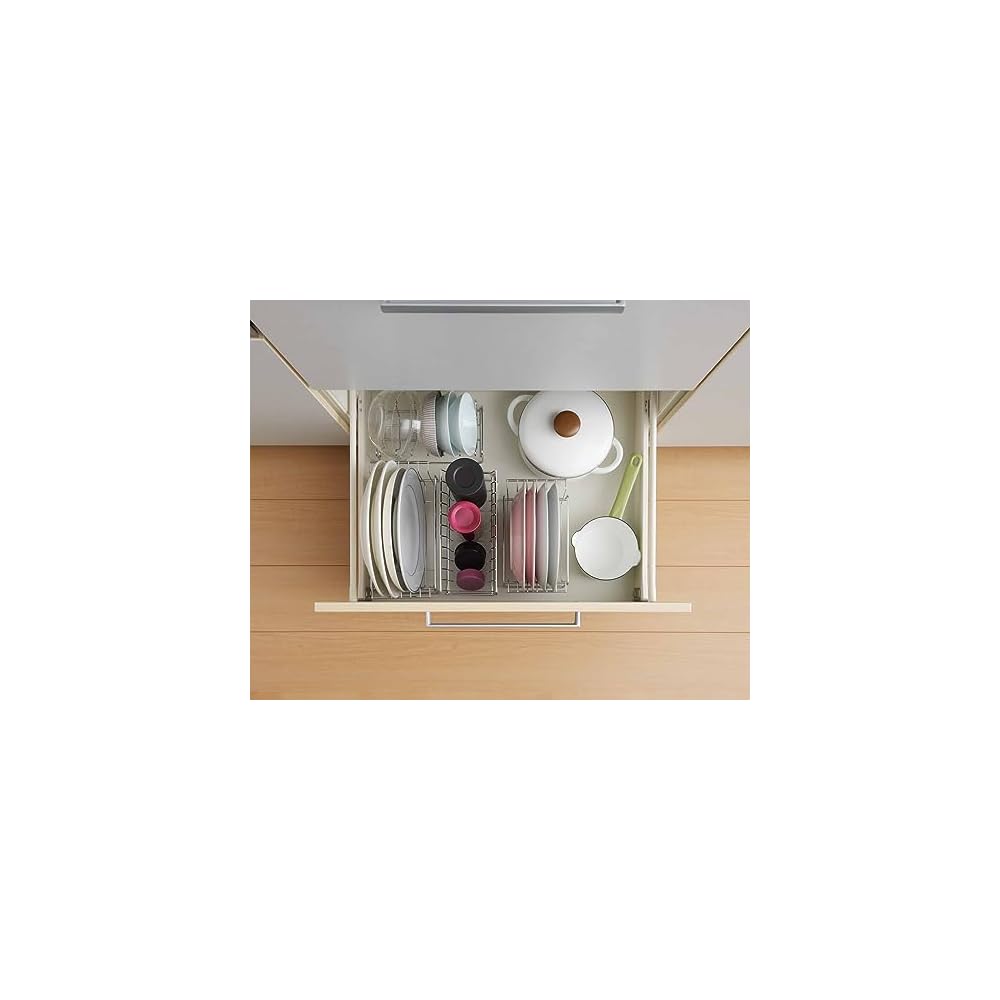 Yoshikawa Dish Drying Rack, Dish Drainer Basket, Made in Japan, to Unify, Bowl Drainer, 1306227,