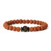 Natural Wood Star Moon Bodhi Seeds Bead Bracelet Promotes Meditation Wisdom & Good Luck Fortune Enlightenment Harmony Jewelry
