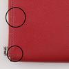 HERMES Azap Silk in Long Purse Red Epsom Women Used
