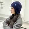 Fashion Warm Windproof Earflap Winter Hat Knitted Winter Knitted Beanie Soft Material Knit Ski Hat Outdoor Activities